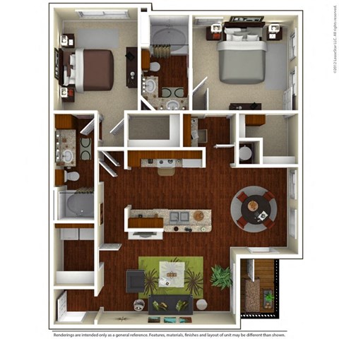 2x2 C 1203 sq.ft (Harbor)